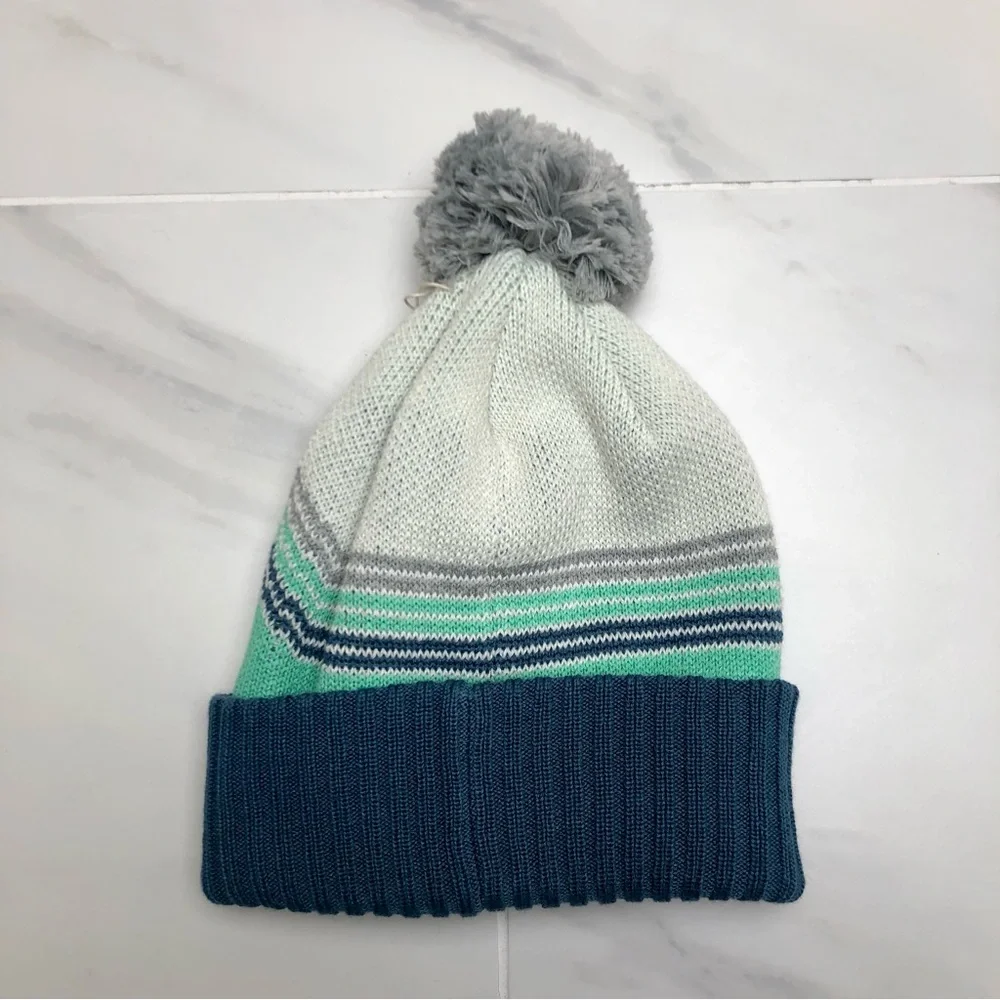Patagonia Kid's Powder Town Ridge Rise Knit 'Fresh Teal' Beanie 66061-FA22 OS